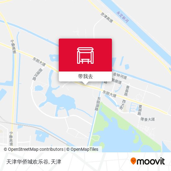 天津华侨城欢乐谷地图