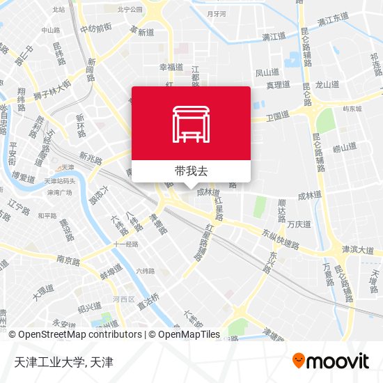 天津工业大学地图