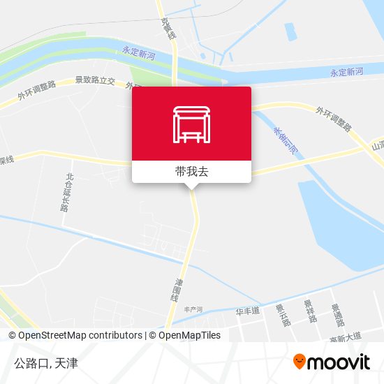 公路口地图