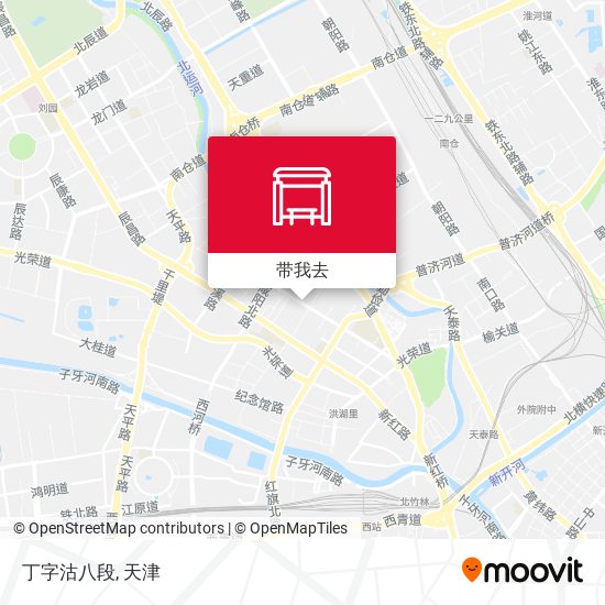 丁字沽八段地图