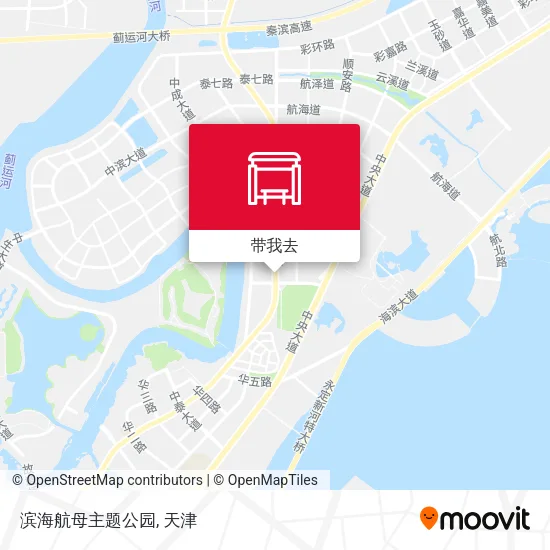 滨海航母主题公园地图