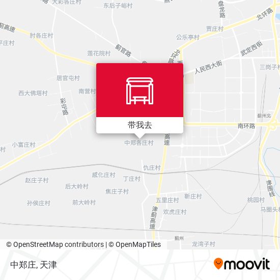 中郑庄地图