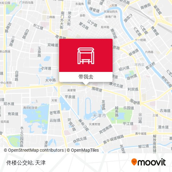佟楼公交站地图