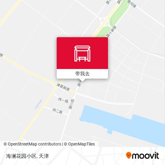 海澜花园小区地图