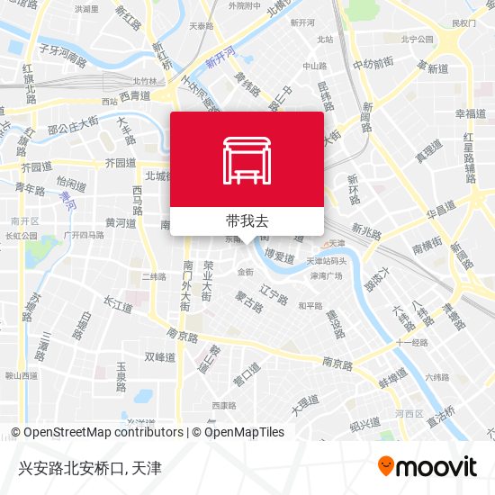 兴安路北安桥口地图