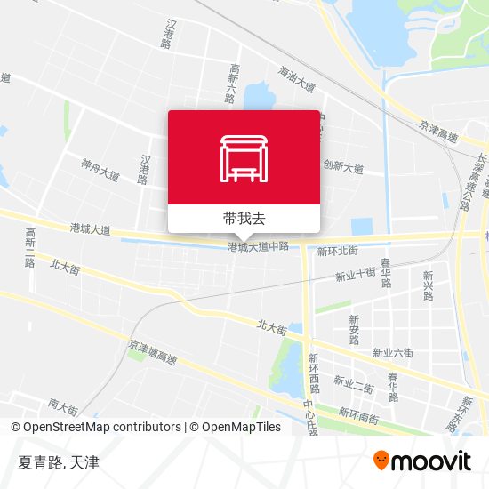 夏青路地图