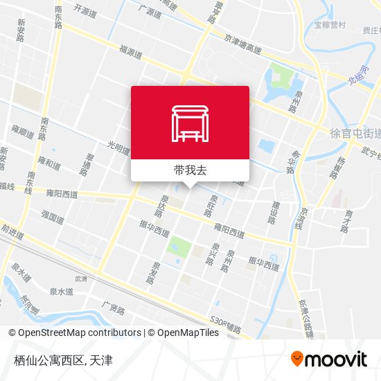 栖仙公寓西区地图