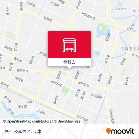 栖仙公寓西区地图