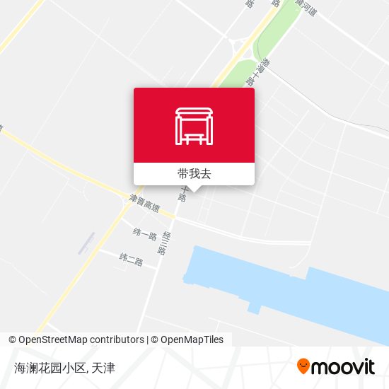 海澜花园小区地图