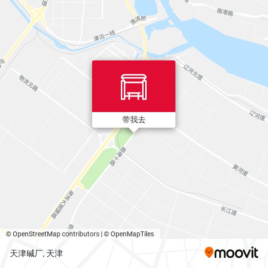 天津碱厂地图