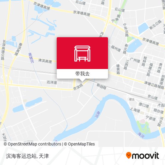 滨海客运总站地图