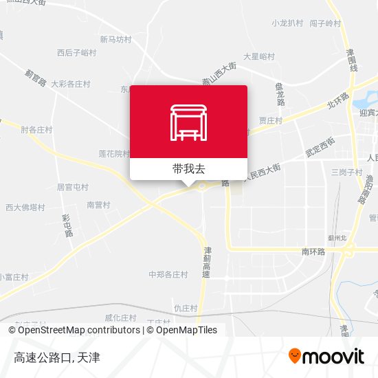 高速公路口地图
