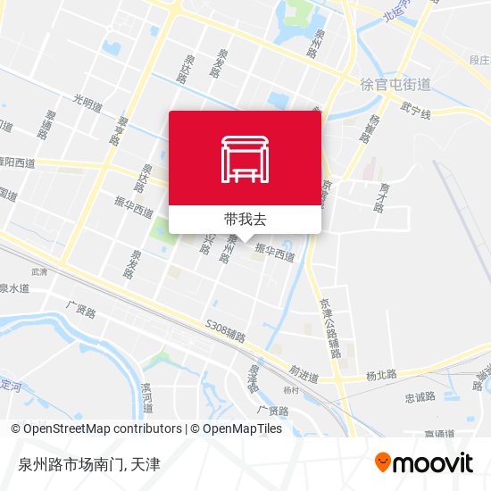 泉州路市场南门地图