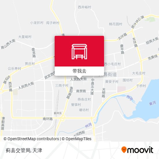 蓟县交管局地图