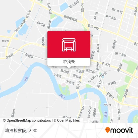 塘沽检察院地图