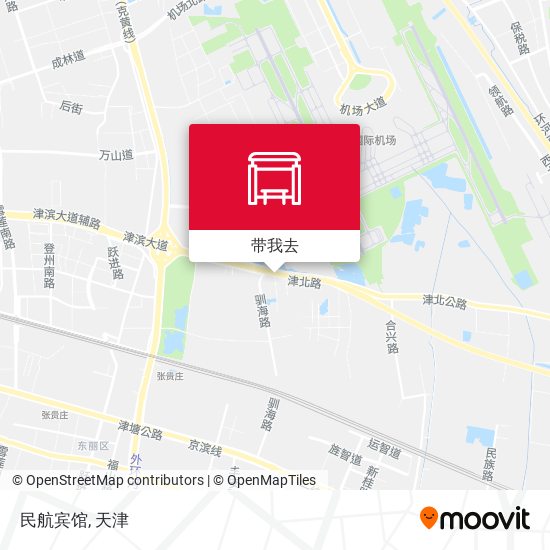 民航宾馆地图