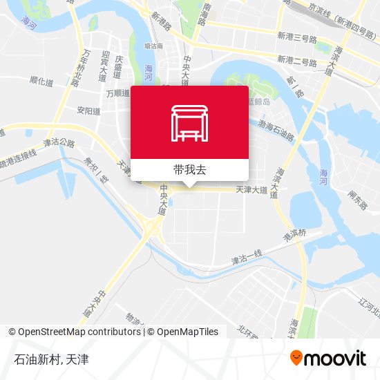 石油新村地图