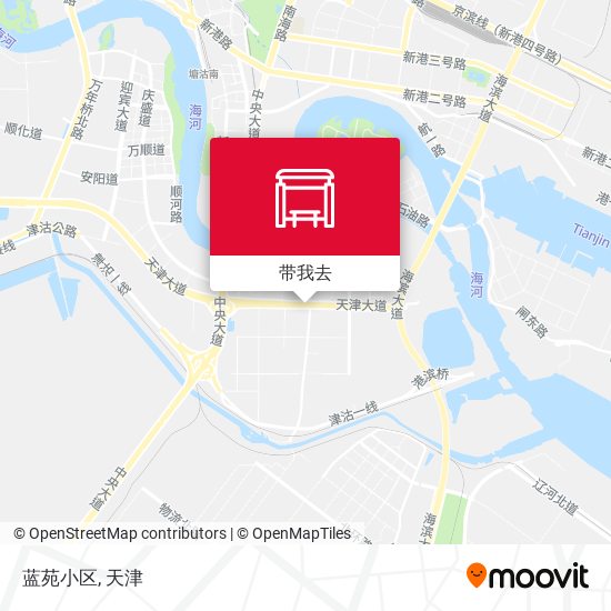 蓝苑小区地图