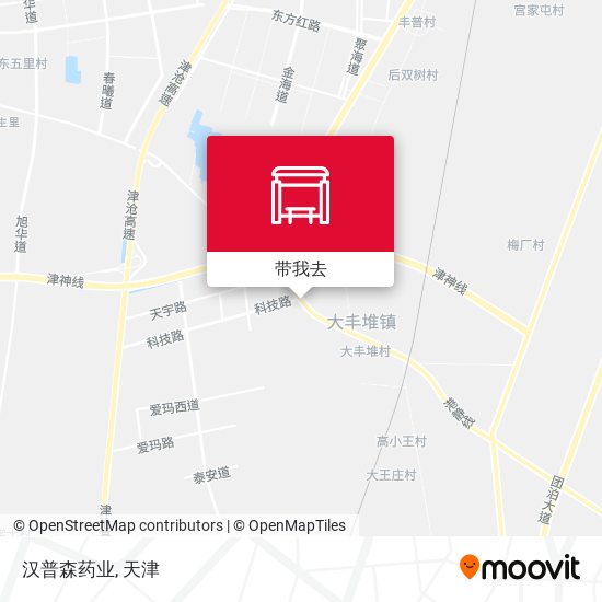 汉普森药业地图