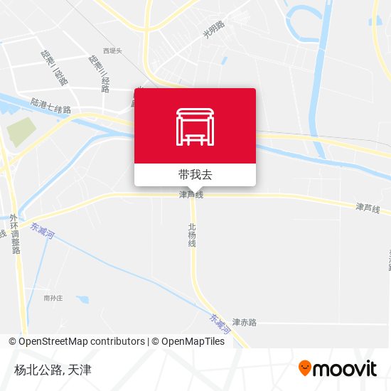 杨北公路地图