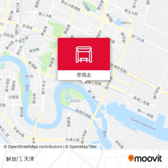 解放门地图