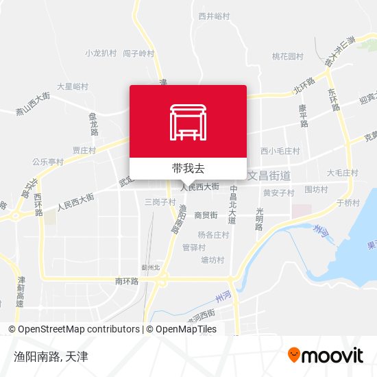 渔阳南路地图