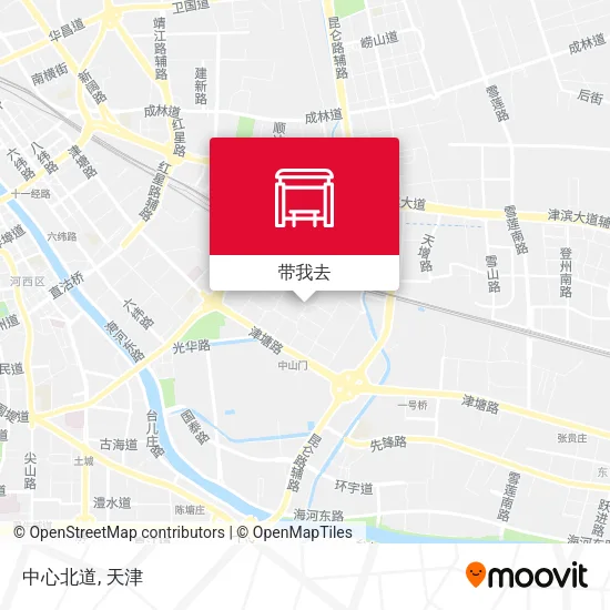 中心北道地图