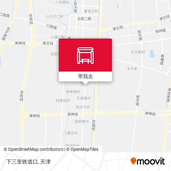 下三里铁道口地图
