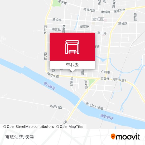 宝坻法院地图
