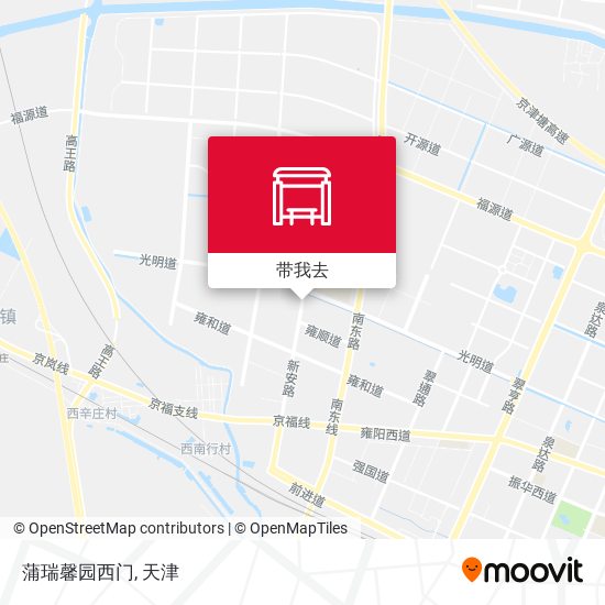 蒲瑞馨园西门地图