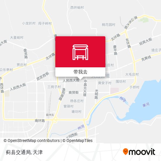蓟县交通局地图
