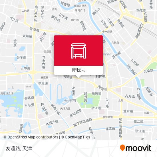 友谊路地图