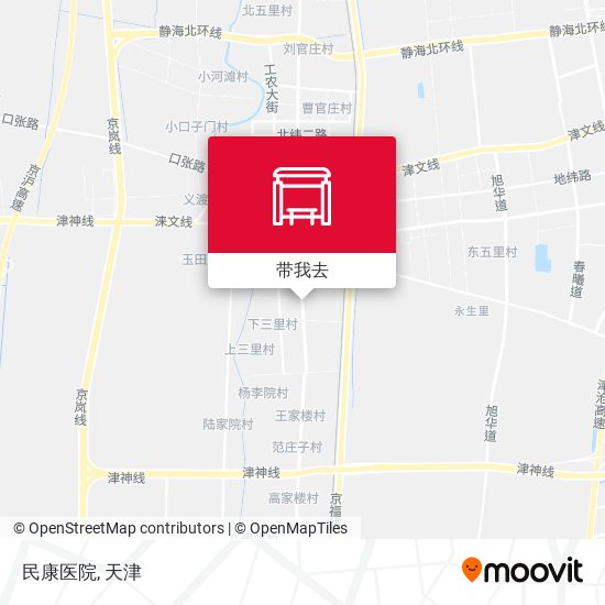 民康医院地图