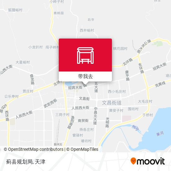 蓟县规划局地图