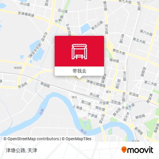 津塘公路地图