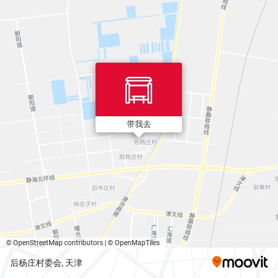 后杨庄村委会地图