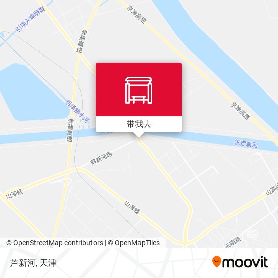 芦新河地图