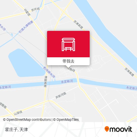 霍庄子地图