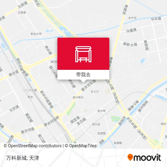 万科新城地图