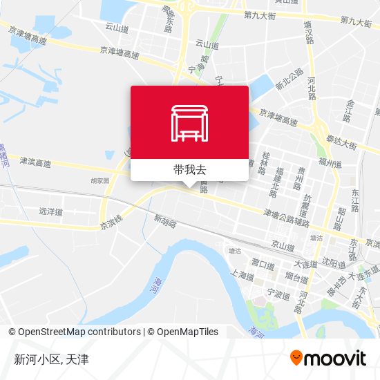 新河小区地图
