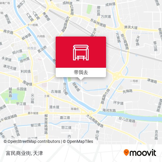 富民商业街地图