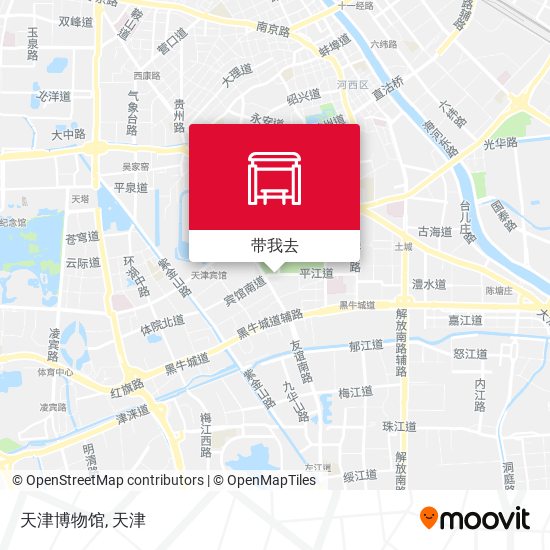 天津博物馆地图