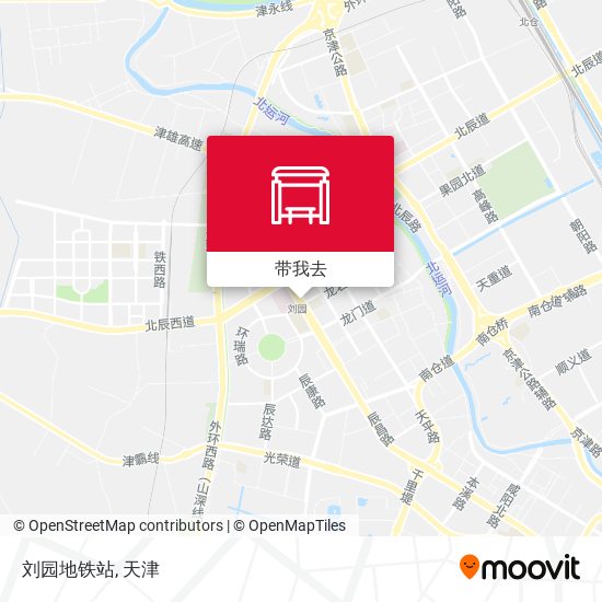 刘园地铁站地图