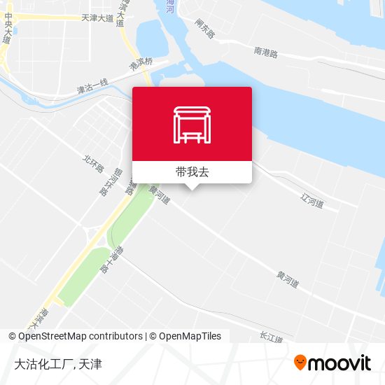 大沽化工厂地图