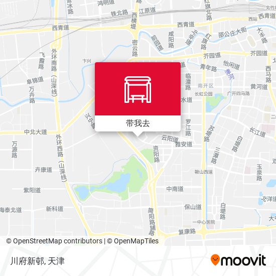 川府新邨地图