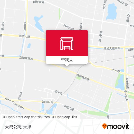 天鸿公寓地图