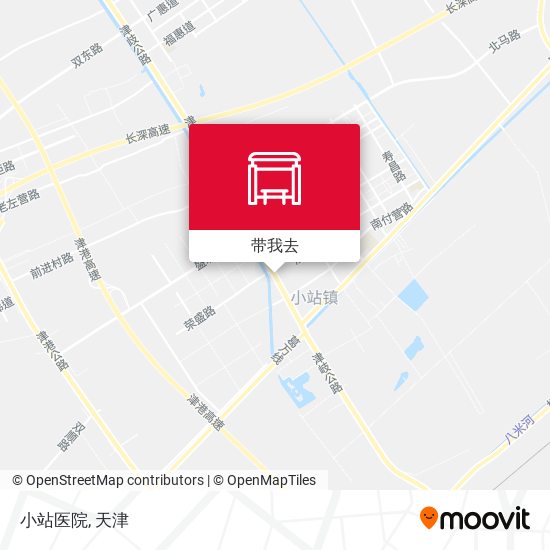 小站医院地图