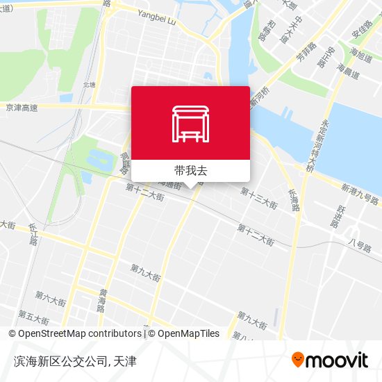 滨海新区公交公司地图