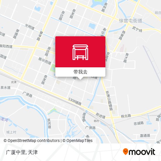 广厦中里地图