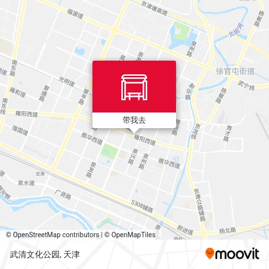 武清文化公园地图